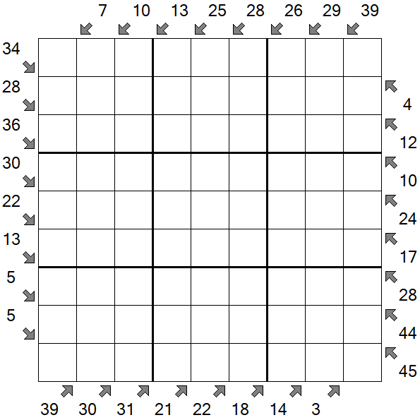 Little Killer Sudoku - Difícil