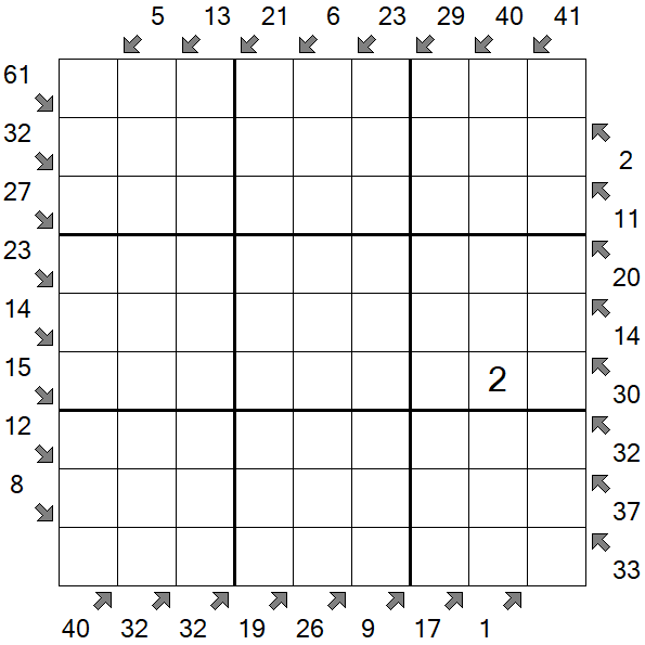 Little Killer Sudoku - Difficile