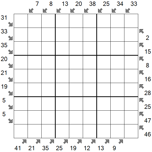 Little Killer Sudoku - Difícil