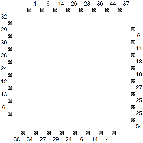 Little Killer Sudoku - Difícil