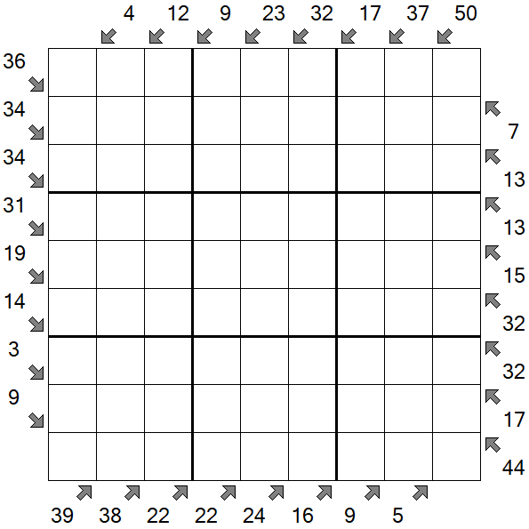 Little Killer Sudoku - Difficile