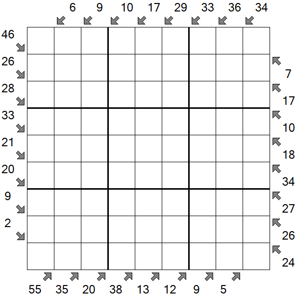 Little Killer Sudoku - Difícil