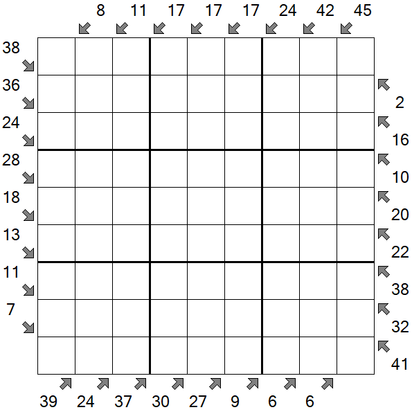 Little Killer Sudoku - Difícil