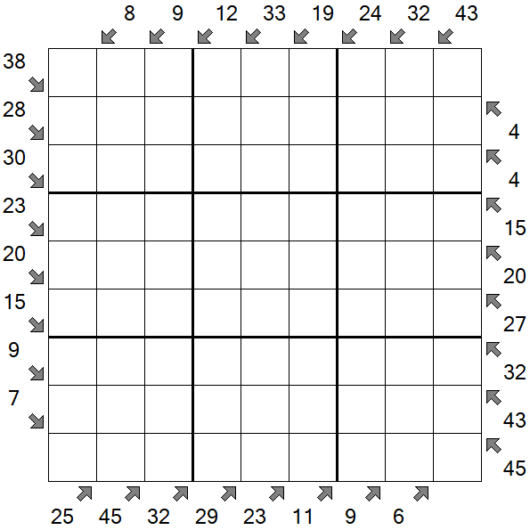 Little Killer Sudoku - Hard