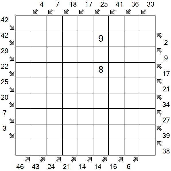 Little Killer Sudoku - Hard