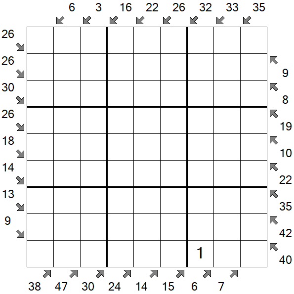 Little Killer Sudoku - Hard