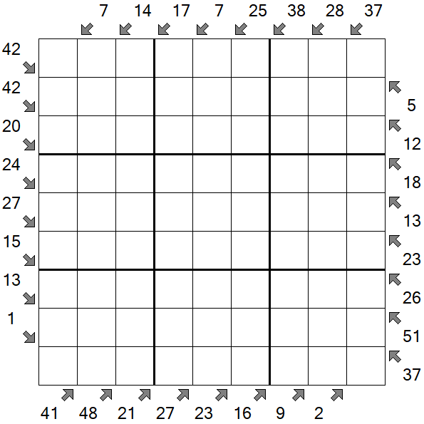Little Killer Sudoku - Difficile