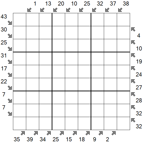 Little Killer Sudoku - Hard