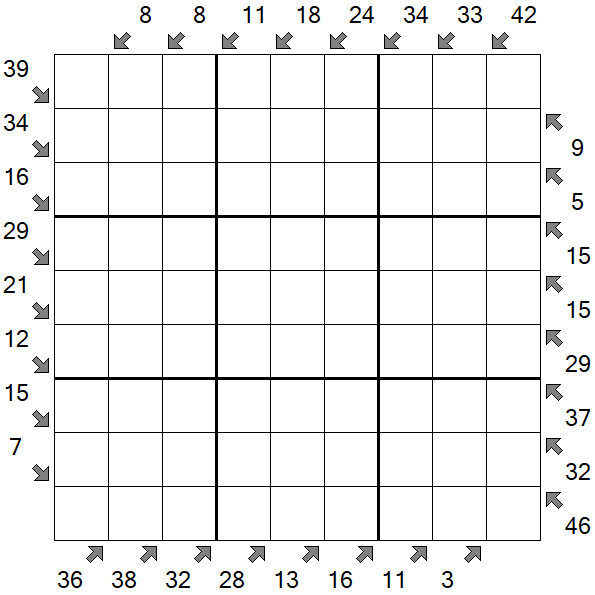 Little Killer Sudoku - Hard
