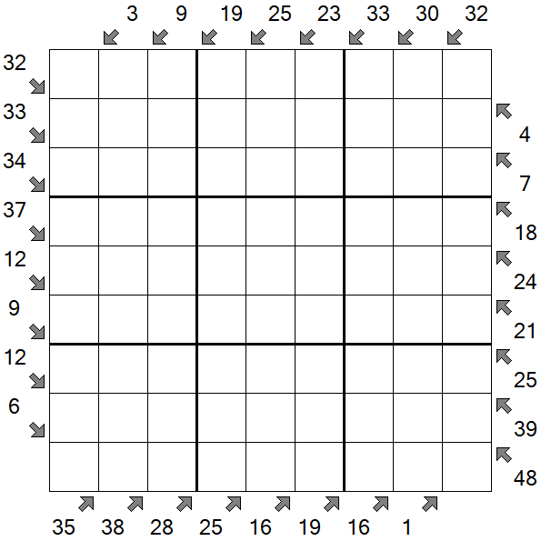 Little Killer Sudoku - Difficile