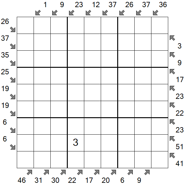 Little Killer Sudoku - Hard