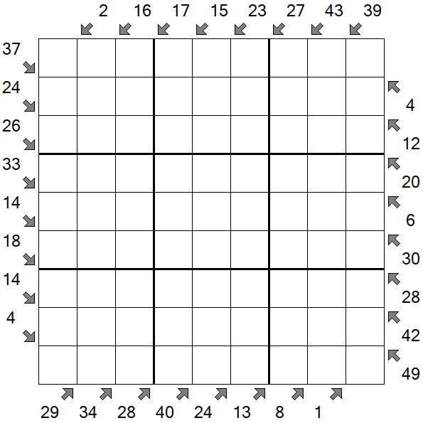Little Killer Sudoku - Hard