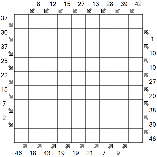 Little Killer Sudoku - Difícil