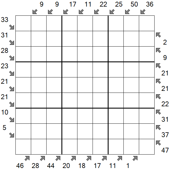 Little Killer Sudoku - Difícil