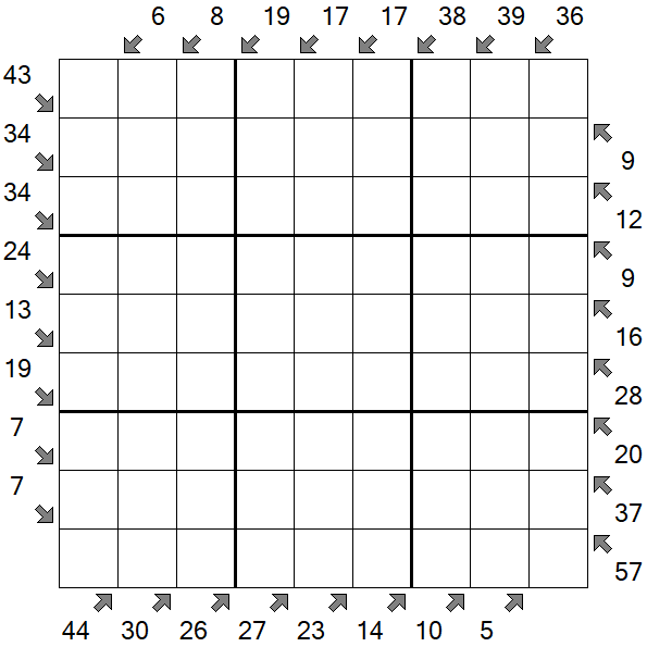 Little Killer Sudoku - Difícil