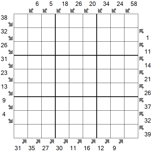 Little Killer Sudoku - Difícil