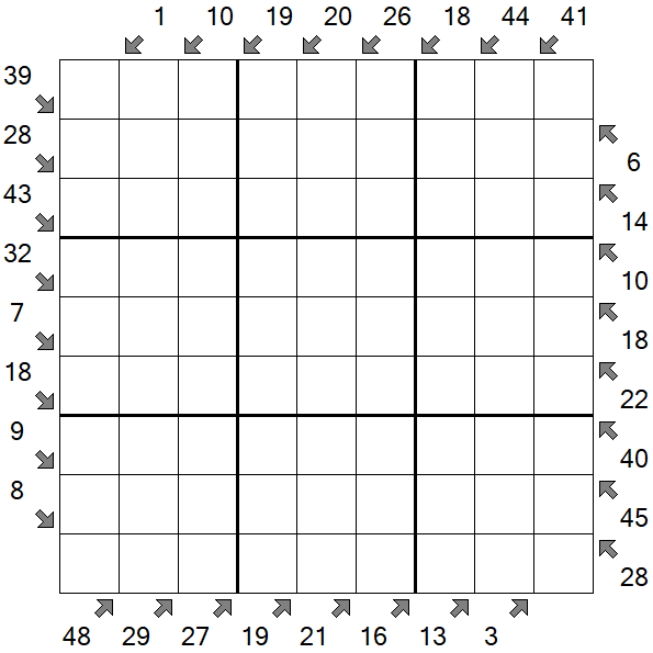 Little Killer Sudoku - Difícil