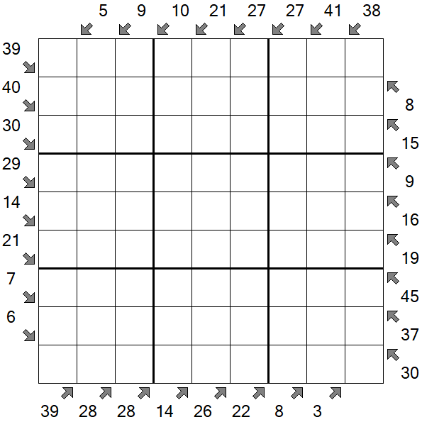 Little Killer Sudoku - Difícil
