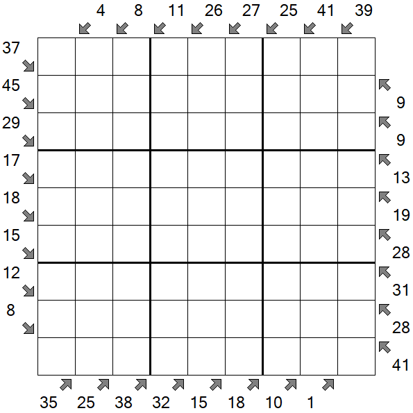 Little Killer Sudoku - Difícil