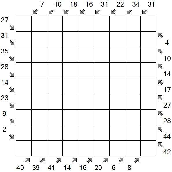 Little Killer Sudoku - Difícil