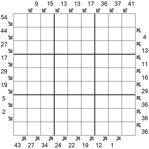 Little Killer Sudoku - Difícil