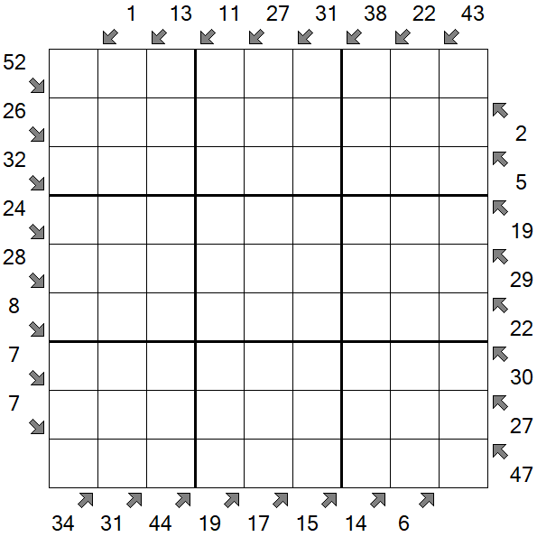 Little Killer Sudoku - Difícil