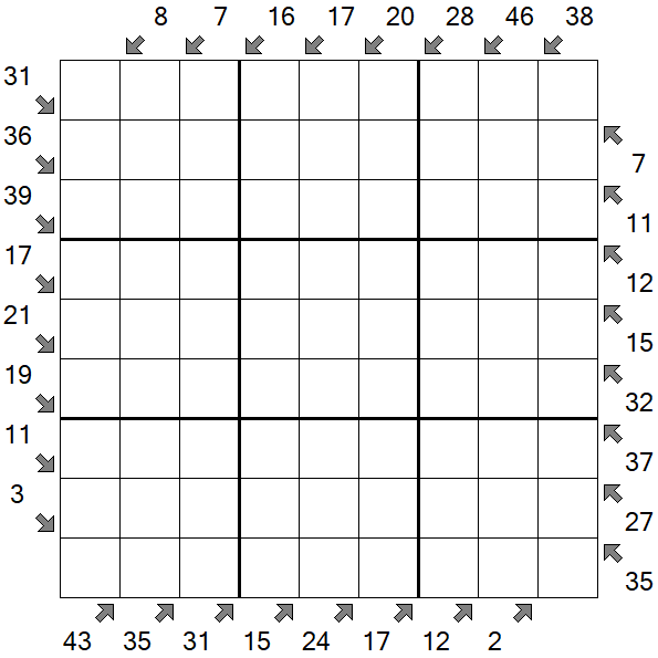 Little Killer Sudoku - Difícil