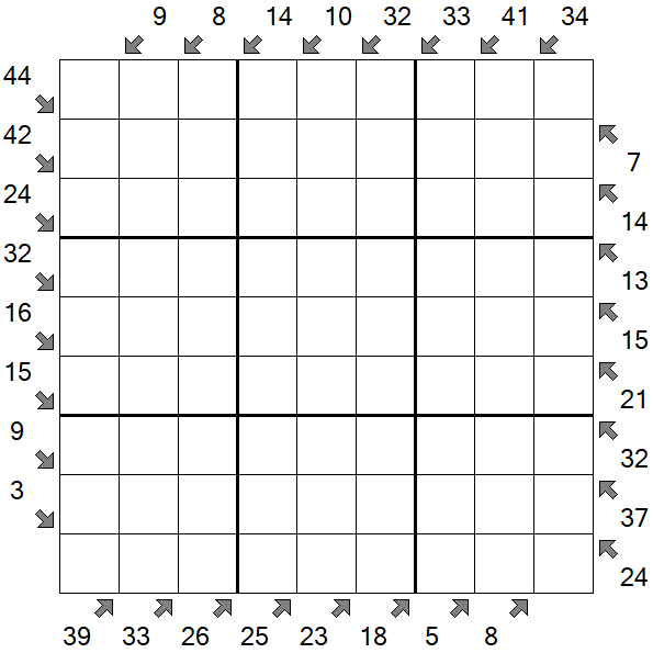 Little Killer Sudoku - Difícil