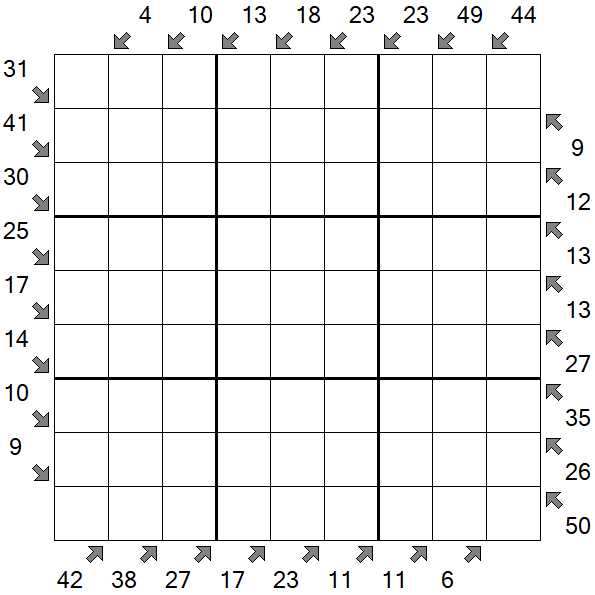 Little Killer Sudoku - Difícil
