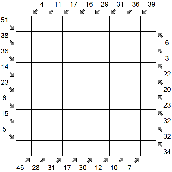 Little Killer Sudoku - Difícil