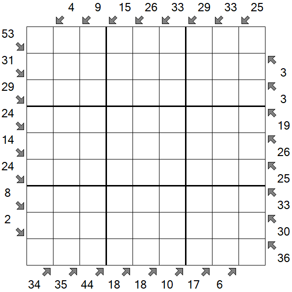 Little Killer Sudoku - Schwierig