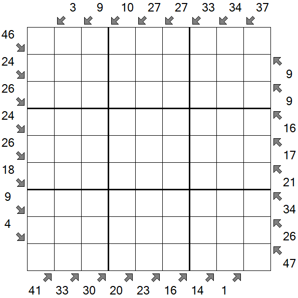 Little Killer Sudoku - Schwierig