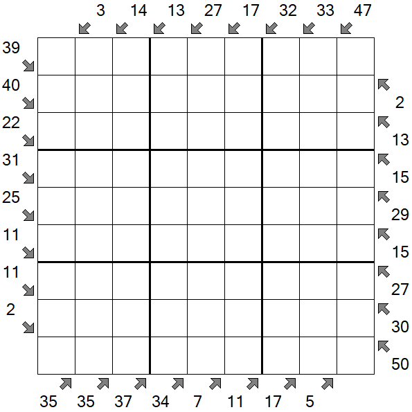 Little Killer Sudoku - Schwierig