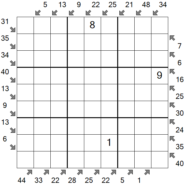 Little Killer Sudoku - Hard