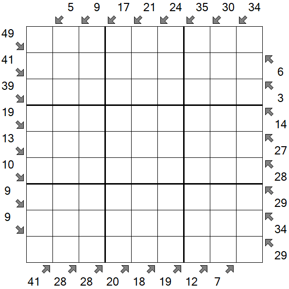 Little Killer Sudoku - Hard