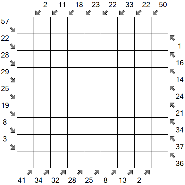 Little Killer Sudoku - Schwierig