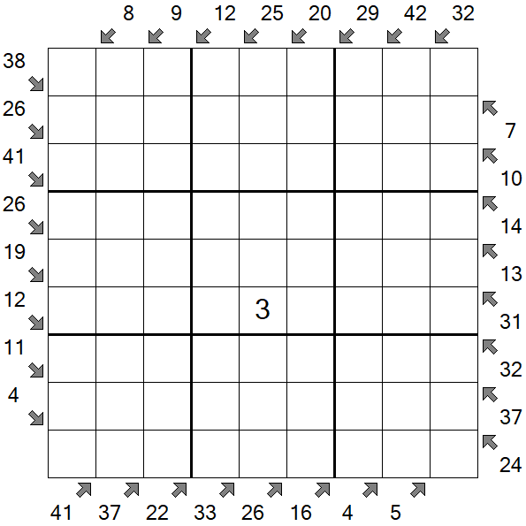 Little Killer Sudoku - Schwierig