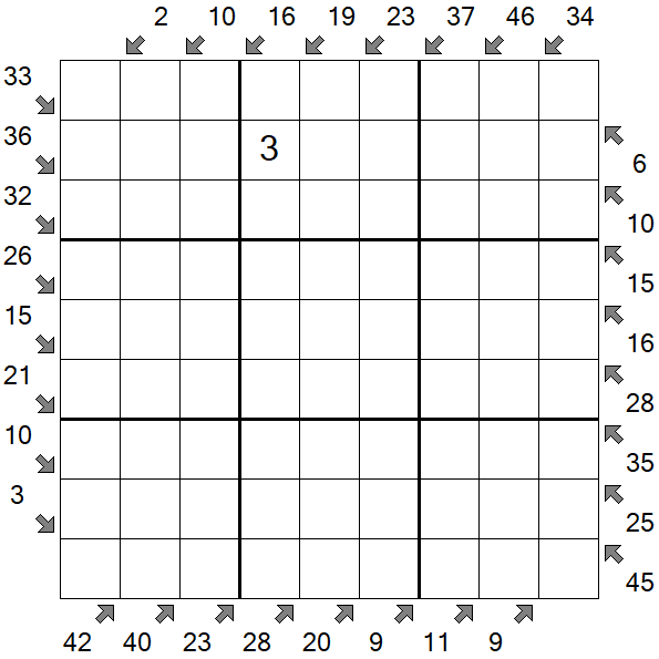 Little Killer Sudoku - Hard