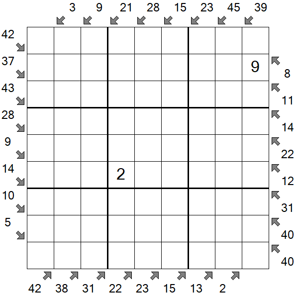 Little Killer Sudoku - Hard