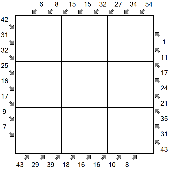 Little Killer Sudoku - Hard