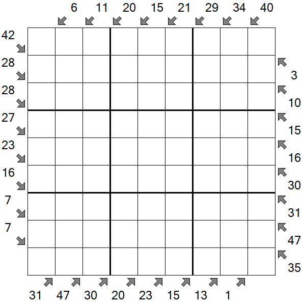 Little Killer Sudoku - Hard