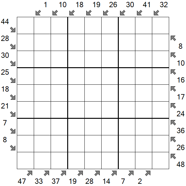 Little Killer Sudoku - Hard