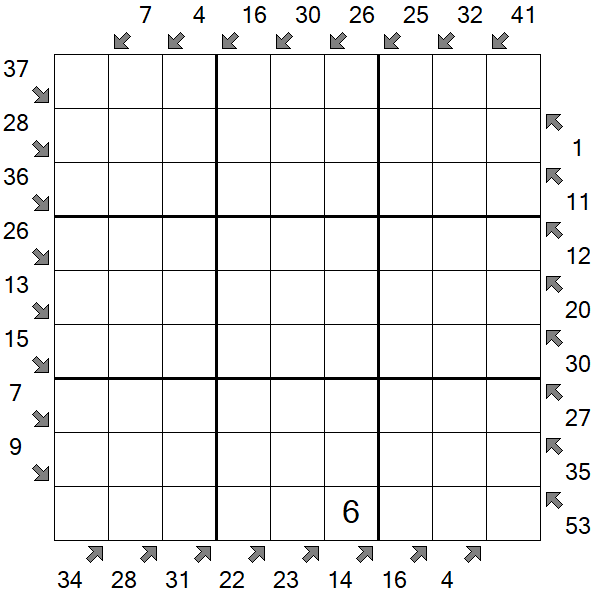 Little Killer Sudoku - Hard