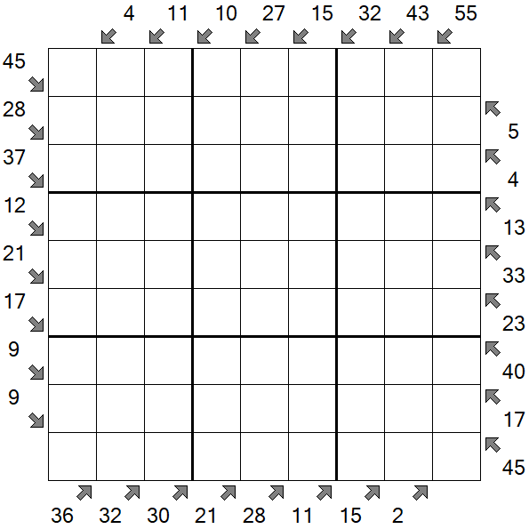 Little Killer Sudoku - Hard