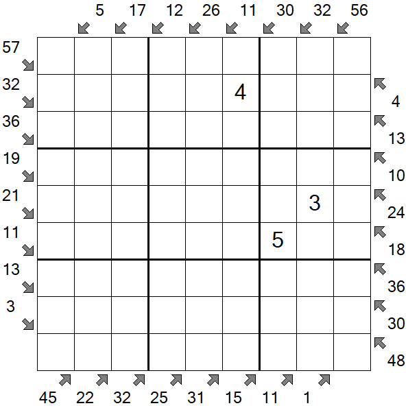Little Killer Sudoku - Hard