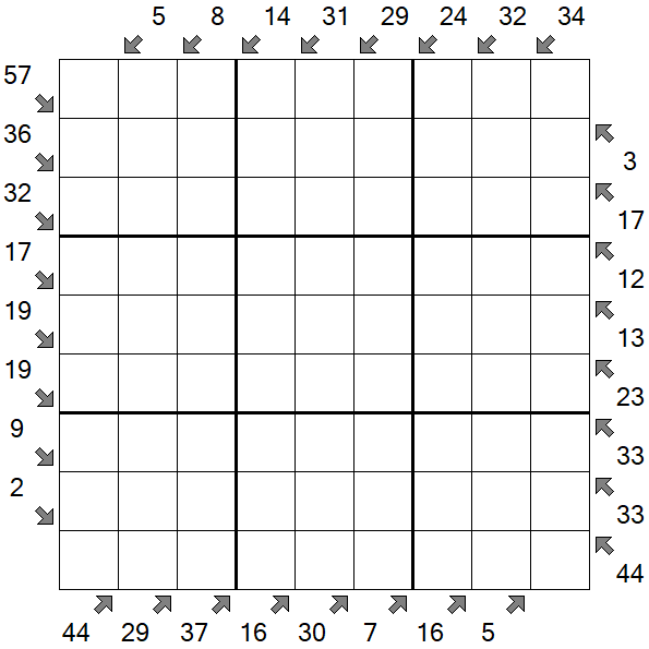 Little Killer Sudoku - Difficile