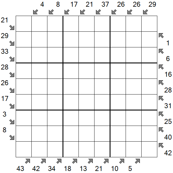 Little Killer Sudoku - Hard