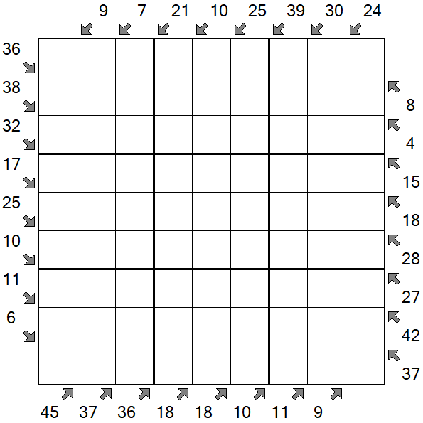 Little Killer Sudoku - Hard