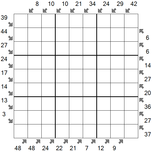 Little Killer Sudoku - Difícil