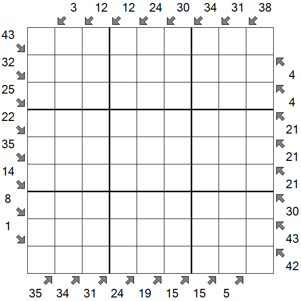 Little Killer Sudoku - Difícil